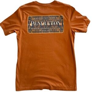 Pendleton Men's Executive Boot Barn style short sleeve tee in Rich Orange. (31)